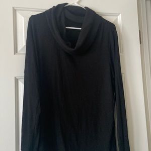 Black Cowl Neck Sweater*